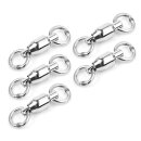 G.T.R Kugellagerwirbel Ball Bearing Swivel Größe 0 - 15 kg - 1,5 cm - 5 Stück