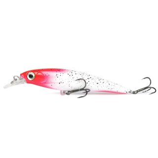 Major Fish Zander Wobbler Airbrush Hot Colours Zetti 10 cm Redhead Rot Weiss