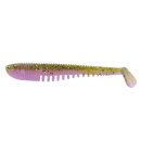 K.P Baits Skeleton Shad Gummifisch 4" 10 cm 5 Stück 083 Motoroil Violett