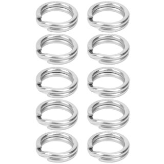 G.T.R Split Ring Sprengringe Stainless Steel 10 Stück