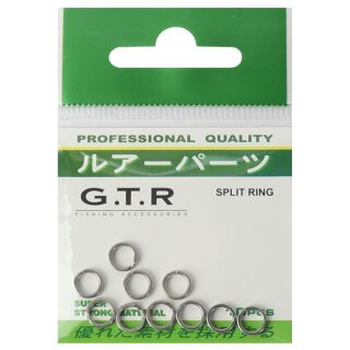 G.T.R Split Ring Sprengringe Stainless Steel 10 Stück 8 mm - 25 kg