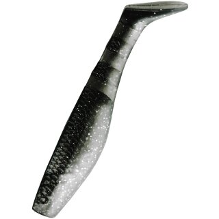 K.P Baits Original Shad 2" Gummiköder 5 cm 5 Stück 021 Schwarz Silber
