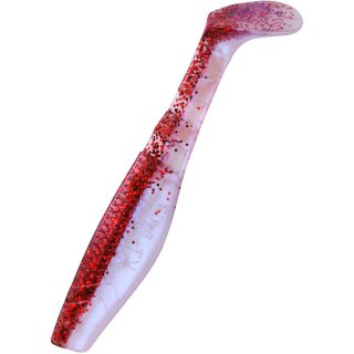 K.P Original Shad Gummifische 6,25 cm 5 Stück Barsch Zander 045 Rot Weiss