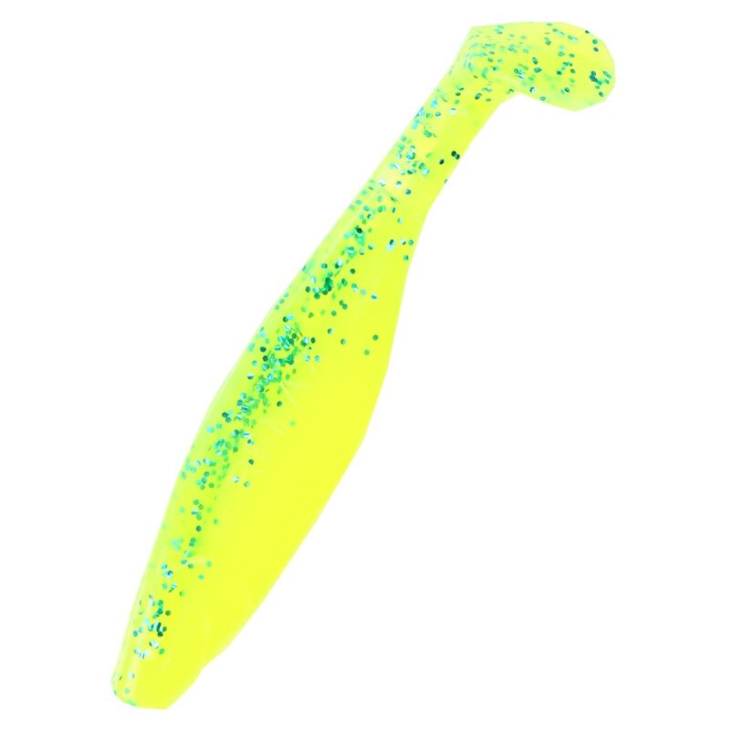B322 fluogelb / sky-blue Glitter