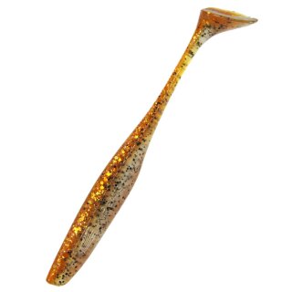 K.P Baits Lazy Shad Gummifisch 4" 10 cm 5 Stück 041 Beige Gold
