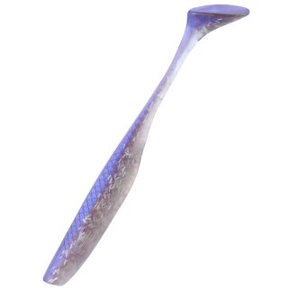 K.P Baits Lazy Shad Gummifisch 4" 10 cm 5 Stück 060 Blau Glitter