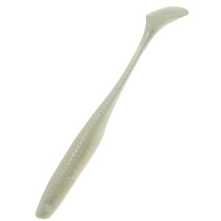 K.P Baits Lazy Shad Gummifisch 4" 10 cm 5 Stück 201 Pearl Weiss