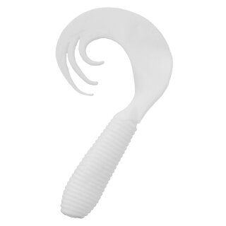 Relax Twister Gummiköder 7,5 cm 15 Stück 001 Weiss