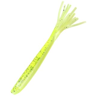 Major Fish Fransenmann Fransenköder Gummifisch 15 cm 5 Stück UV Lemon