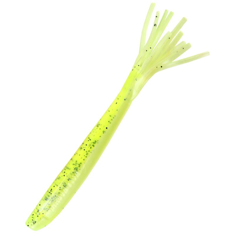 Major Fish Fransenmann Fransenköder Gummifisch 15 cm 5 Stück UV Lemon