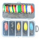 Major Fish XL Forellen Spoon Set Blinker Box 25 Stück