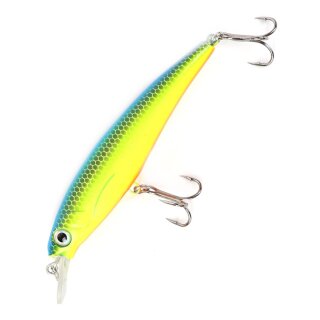 Major Fish Zander Wobbler Flachläufer 10 cm Blau Grün