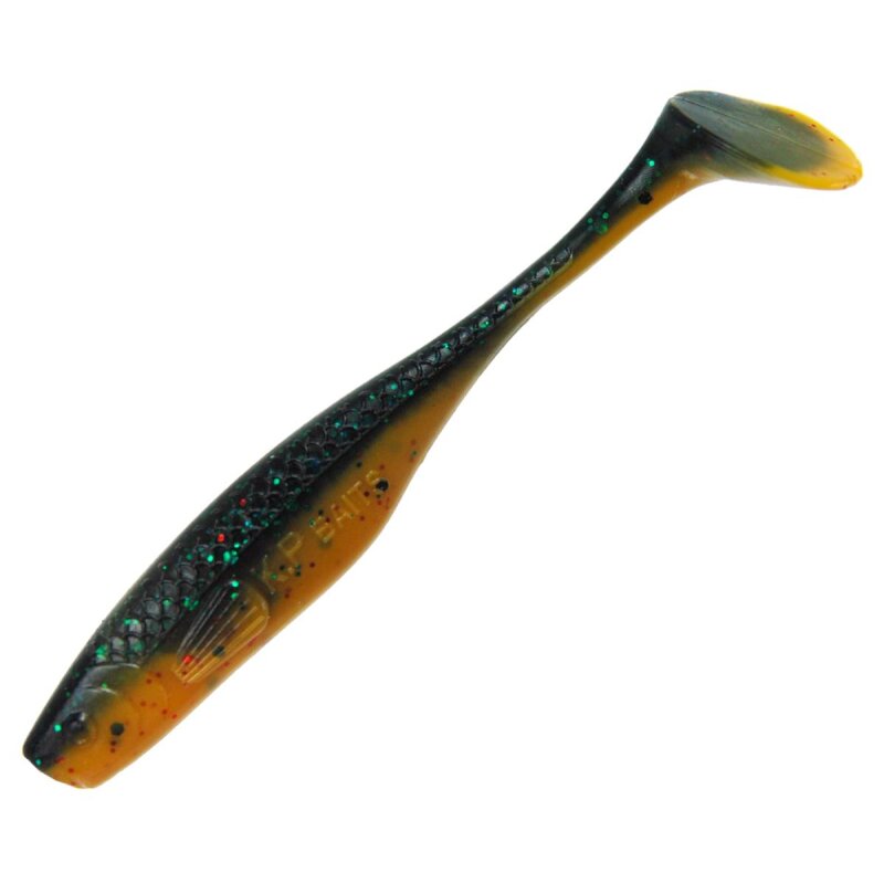 K.P Baits Lazy Shad Gummifisch 3" 7,5 cm 5 Stück 026 Blau Bronze