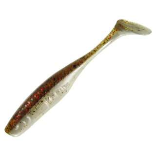 K.P Baits Lazy Shad Gummifisch 3" 7,5 cm 5 Stück 105 Motoroil Rot Pear