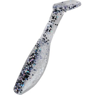Relax Kopyto 3" 10 Stück B004 perlweiss / klar salt´n pepper Glitter