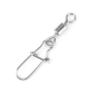 G.T.R Duo Lock Snap mit Wirbel Einhänger Rolling Swivel #1 - 5 Stück