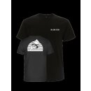 Major Fish T-Shirt Herren Shirt Schwarz L