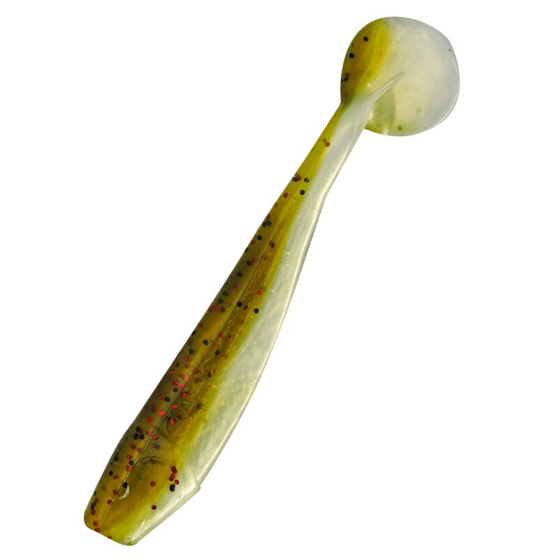 Relax King Shad 4" 10 cm Gummifisch 10 StückB058 goldperl / Kaulbarsch
