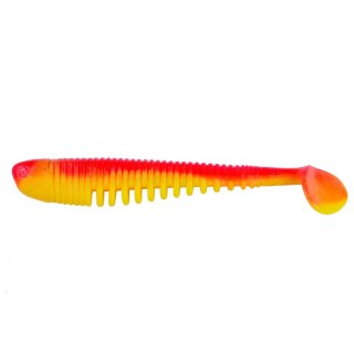 K.P Baits Skeleton Shad Gummifisch 4" 10 cm 5 Stück 137 Red Yellow