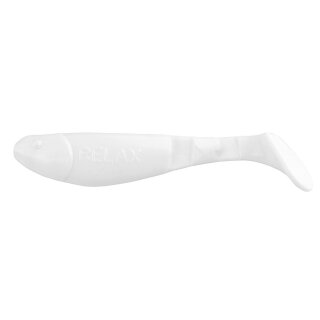 Relax Kopyto Gummifische 2,5" 6,25 cm 5 Stück 001 Weiss