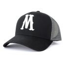 Major Fish Trucker Cap Mesh Schwarz Grau