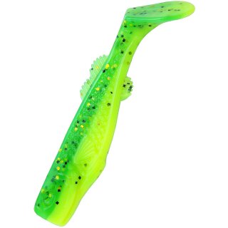 Relax Kalifornia 3" 7,5 cm 5 Stück Barsch Zander Gummiköder L280 Chartreuse Grün