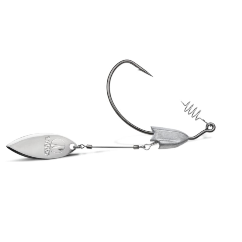 VMC Mystic Swimbait Bladed 7346BS Offset Haken mit Spinner Blatt 10 Gramm 6/0 2 Stück