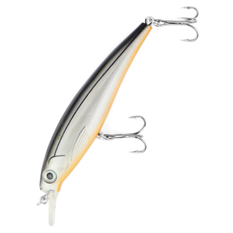 Major Fish Zander Wobbler Flachläufer 10 cm Carbon Orange