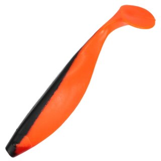 Relax Kopyto Shad 9" 23 cm Gummifisch Gummiköder Hecht Angeln Big Bait 072 Schwarz Orange
