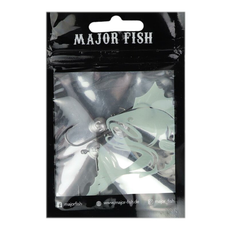 Major Fish Jigk/öpfe mit BKK Haken Wire Keeper Jigheads
