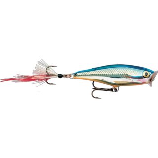 Rapala Skitter Pop Topwater Popper Oberflächenköder 5 cm SB - Silver Blue