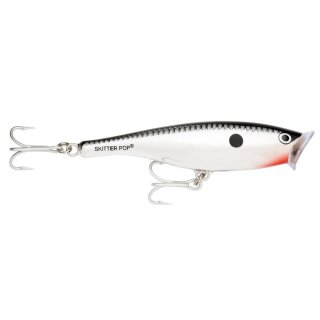 Rapala Skitter Pop Topwater Popper Oberflächenköder 7 cm CH - Chrome