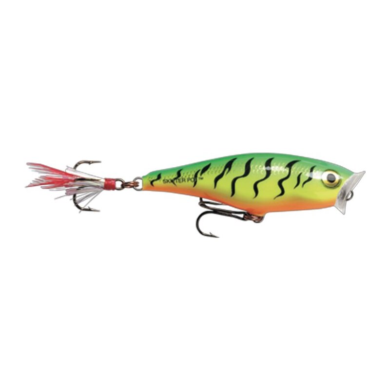 Rapala Skitter Pop Topwater Popper Oberflächenköder 7 cm FT - Firetiger