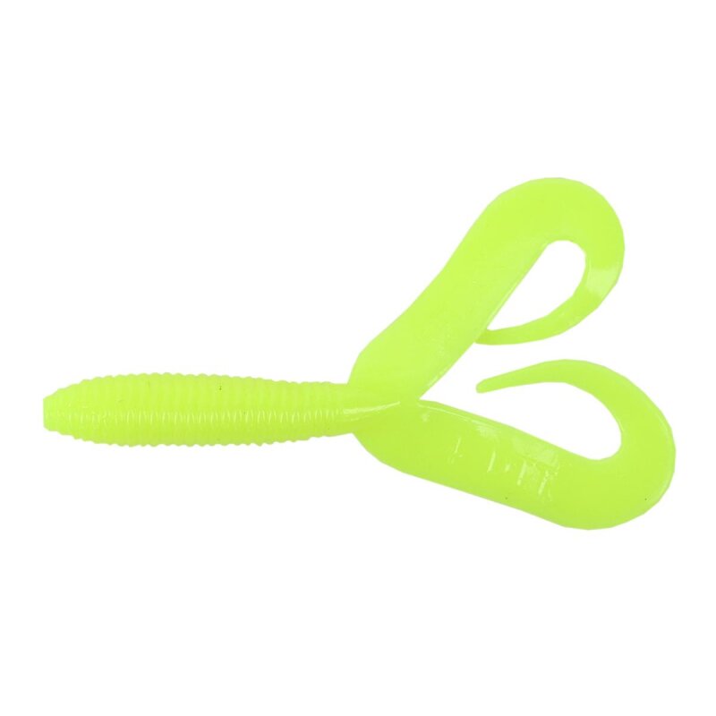 Relax DTT Doppelschwanz Twister 10 cm 10 Stück 011 Chartreuse