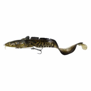 Savage Gear 3D Burbot Shallow 25 cm 70 Gramm Gold Burbot UV