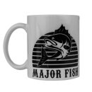 Major Fish Tasse 330 ml Weiss Schwarz