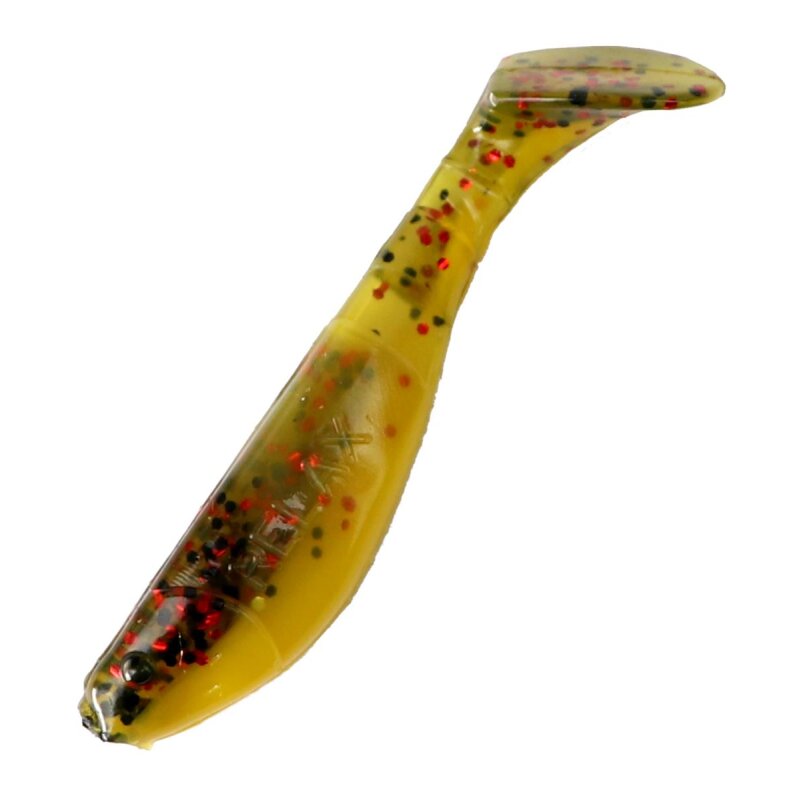 Relax Kopyto Gummifische 2,5" 6,25 cm 5 Stück L-092 Watermelon Gelb