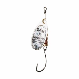 Dam Effzett Einfach Spinner Single Hook Reflex Silber - Gr. 3