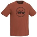 Pinewood Camp T Shirt Bio Baumwolle 5570 Terracotta L