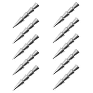 Major Fish Tungsten Nail Sinker Spikes 10 Stück 2,6 Gramm