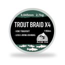 Major Fish Trout Braid 4 Fach geflochtene Schnur Forelle...