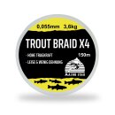 Major Fish Trout Braid 4 Fach geflochtene Schnur Forelle...