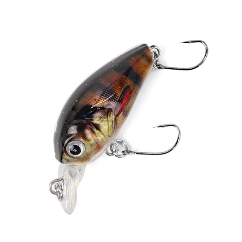 Major Fish Forellen Barsch Wobbler Lil Bill Crankbait 38 mm Real Perch