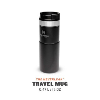 Stanley Thermochbecher Never Leak Travel Mug 0,473 l Schwarz