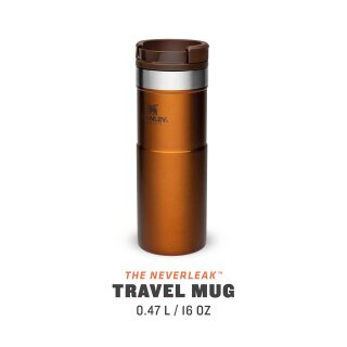 Stanley Thermochbecher Never Leak Travel Mug 0,473 l Maple