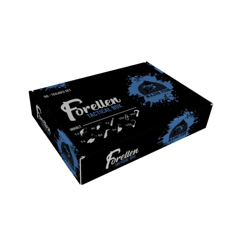 Major Fish Forellen Box 50-teilig Forellenkder