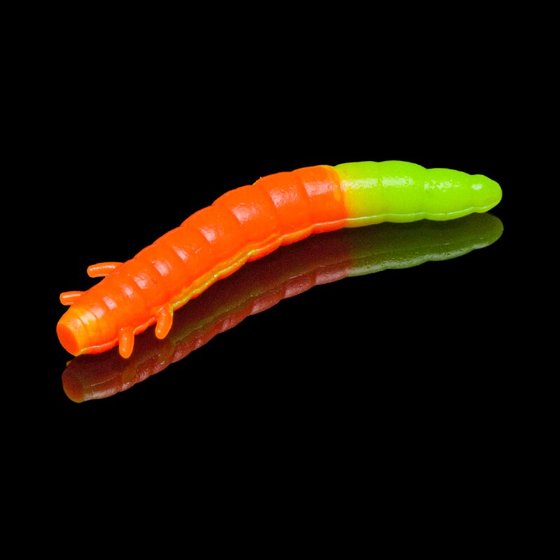 Soorex King Worm 55mm 7 Stück Forellen Gummiköder 307 Käse