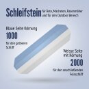 Schleifstein 2in1 Puck Abziehstein Rund Körnung 1000/2000