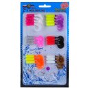 Relax Gummifische Sortiment Twister Set + Jigköpfe...