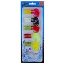 Relax Gummifische Sortiment Twister Set + Jigköpfe...